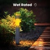 image:imageFeit 3026437 Black Plug in amp Remote 6W LED Pathway Light  4 per PackBollard Path Lights