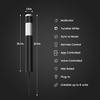 image:imageFeit 3026437 Black Plug in amp Remote 6W LED Pathway Light  4 per PackBollard Path Lights