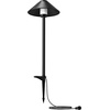image:imageFeit 3026437 Black Plug in amp Remote 6W LED Pathway Light  4 per PackCone Path Lights