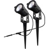 image:imageFeit 3026437 Black Plug in amp Remote 6W LED Pathway Light  4 per PackSpotlights