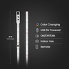 image:imageFeit Electric 100ft Chasing amp Tunable White LED Tape Light Dimmable RGB Colors Cuttable for Custom Fit Slim 04Inch Width IndoorOutdoor Plugin Light Strip Remote Controlled TAPE1200CHASERGB Red  Green  Blue
