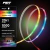image:imageFeit Electric 100ft Chasing amp Tunable White LED Tape Light Dimmable RGB Colors Cuttable for Custom Fit Slim 04Inch Width IndoorOutdoor Plugin Light Strip Remote Controlled TAPE1200CHASERGB  Tunable White