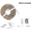 image:imageFeit Electric 100ft Chasing amp Tunable White LED Tape Light Dimmable RGB Colors Cuttable for Custom Fit Slim 04Inch Width IndoorOutdoor Plugin Light Strip Remote Controlled TAPE1200CHASERGB  Tunable White