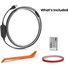 image:imageFeit Electric 100ft Chasing amp Tunable White LED Tape Light Dimmable RGB Colors Cuttable for Custom Fit Slim 04Inch Width IndoorOutdoor Plugin Light Strip Remote Controlled TAPE1200CHASERGB Red  Green  Blue