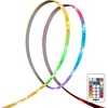 image:imageFeit Electric 100ft Chasing amp Tunable White LED Tape Light Dimmable RGB Colors Cuttable for Custom Fit Slim 04Inch Width IndoorOutdoor Plugin Light Strip Remote Controlled TAPE1200CHASERGB  Tunable White