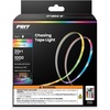 image:imageFeit Electric 100ft Chasing amp Tunable White LED Tape Light Dimmable RGB Colors Cuttable for Custom Fit Slim 04Inch Width IndoorOutdoor Plugin Light Strip Remote Controlled TAPE1200CHASERGB  Tunable White