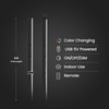 image:imageFeit Electric 100ft Chasing amp Tunable White LED Tape Light Dimmable RGB Colors Cuttable for Custom Fit Slim 04Inch Width IndoorOutdoor Plugin Light Strip Remote Controlled TAPE1200CHASERGB Red  Green  Blue