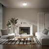 image:imageFeit Electric 11 Round LED Flat Panel Light Adjustable White 5 Color Temperatures Night Light Mode Dimmable Slim Profile with Interchangeable Magnetic Frames FP11RT5CCTNLWHBrushed Nickel