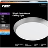 image:imageFeit Electric 11 Round LED Flat Panel Light Adjustable White 5 Color Temperatures Night Light Mode Dimmable Slim Profile with Interchangeable Magnetic Frames FP11RT5CCTNLWHBrushed Nickel