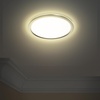 image:imageFeit Electric 11 Round LED Flat Panel Light Adjustable White 5 Color Temperatures Night Light Mode Dimmable Slim Profile with Interchangeable Magnetic Frames FP11RT5CCTNLWHMatte Black