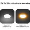 image:imageFeit Electric 11 Round LED Flat Panel Light Adjustable White 5 Color Temperatures Night Light Mode Dimmable Slim Profile with Interchangeable Magnetic Frames FP11RT5CCTNLWHMatte Black