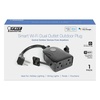 image:imageFeit Electric 120V 15A Smart Wifi Enabled Dual Outlet Wall PlugBLACK