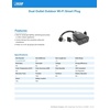 image:imageFeit Electric 120V 15A Smart Wifi Enabled Dual Outlet Wall PlugBLACK