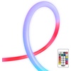 image:imageFeit Electric 20ft Outdoor Neon Flex Light Color amp Tunable White Dimmable Bendable Strip with Remote Control Chasing Effects Plugin Connectable up to 40ft Ideal for Decks amp Patios NF20CHASERGB  Chasing Light