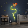 image:imageFeit Electric 20ft Outdoor Neon Flex Light Color amp Tunable White Dimmable Bendable Strip with Remote Control Chasing Effects Plugin Connectable up to 40ft Ideal for Decks amp Patios NF20CHASERGB  Chasing Light