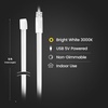 image:imageFeit Electric 20ft Outdoor Neon Flex Light Color amp Tunable White Dimmable Bendable Strip with Remote Control Chasing Effects Plugin Connectable up to 40ft Ideal for Decks amp Patios NF20CHASE3000K Bright White
