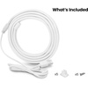 image:imageFeit Electric 20ft Outdoor Neon Flex Light Color amp Tunable White Dimmable Bendable Strip with Remote Control Chasing Effects Plugin Connectable up to 40ft Ideal for Decks amp Patios NF20CHASE3000K Bright White