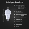 image:imageFeit Electric 3Way A19 LED Light Bulb 3070100W Equivalent 5CCT Adjustable White 2700K5000K 1600 Lumens Dimmable 25000Life Hours Energy Saving for Lamps amp Fixtures OM301005CCTCAWhite