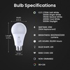 image:imageFeit Electric 3Way A19 LED Light Bulb 3070100W Equivalent 5CCT Adjustable White 2700K5000K 1600 Lumens Dimmable 25000Life Hours Energy Saving for Lamps amp Fixtures OM301005CCTCAWhite