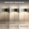 image:imageFeit Electric 3Way A19 LED Light Bulb 3070100W Equivalent 5CCT Adjustable White 2700K5000K 1600 Lumens Dimmable 25000Life Hours Energy Saving for Lamps amp Fixtures OM301005CCTCAWhite