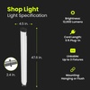 image:imageFeit Electric 4ft LED Shop Light 120W 12000 lm 5000K SHOP4HO850CAN