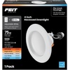 image:imageFeit Electric 4in LED Canless Recessed Downlights 5CCT 50W Eq 4 Pack1 Count Pack of 1