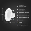 image:imageFeit Electric 4in LED Canless Recessed Downlights 5CCT 50W Eq 4 Pack4 Count Pack of 1
