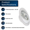 image:imageFeit Electric 4in LED Canless Recessed Downlights 5CCT 50W Eq 4 Pack4 Count Pack of 1