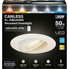 image:imageFeit Electric 4in LED Canless Recessed Downlights 5CCT 50W Eq 4 Pack4 Count Pack of 1