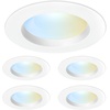 image:imageFeit Electric 4in LED Canless Recessed Downlights 5CCT 50W Eq 4 Pack4 Count Pack of 1