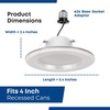 image:imageFeit Electric 56in LED Recessed Downlight with Night Light Mode 75W Eq5CCT