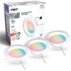 image:imageFeit Electric 56in Smart Recessed Downlights 75W Eq 1000 Lumens 3 PackCOLOR CHANGING