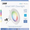 image:imageFeit Electric 56in Smart Recessed Downlights 75W Eq 1000 Lumens 3 PackCOLOR CHANGING