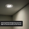 image:imageFeit Electric 6in LED Canless Recessed Downlight 85W Eq Slim Night Light4 Count Pack of 1
