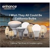 image:imageFeit Electric A15 Enhance LED Light Bulbs 75W Eq Soft White 2 Pack5000k Daylight
