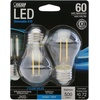 image:imageFeit Electric A15 LED Light Filament Bulb 40W Eq Soft White 12 Pack5000k Daylight