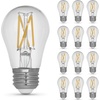 image:imageFeit Electric A15 LED Light Filament Bulb 40W Eq Soft White 12 Pack5000k Daylight
