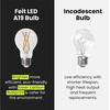 image:imageFeit Electric A19 Enhance LED Light Bulb 40W Eq Daylight White 2 Pack60w Soft White