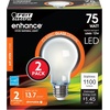 image:imageFeit Electric A19 Enhance LED Light Bulb 75W Eq Soft White 4 Pack2700k Soft White