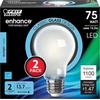 image:imageFeit Electric A19 Enhance LED Light Bulb 75W Eq Soft White 4 Pack5000k Daylight