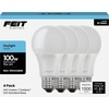 image:imageFeit Electric A19 LED Light Bulbs 100W Equivalent 1500 Lumens Neutral White 3000K 15W 11000Hour Lifespan General Purpose IndoorCommercial Use A160083510KLED4 4 Pack5000k Daylight