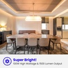 image:imageFeit Electric A19 LED Light Bulbs 100W Equivalent 1500 Lumens Neutral White 3000K 15W 11000Hour Lifespan General Purpose IndoorCommercial Use A160083510KLED4 4 Pack2700k Soft White