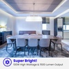 image:imageFeit Electric A19 LED Light Bulbs 100W Equivalent 1500 Lumens Neutral White 3000K 15W 11000Hour Lifespan General Purpose IndoorCommercial Use A160083510KLED4 4 Pack5000k Daylight