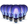 image:imageFeit Electric A19TGLED6 25W Equivalent Dimmable Clear Glass Filament Colored LED Light Bulbs Green 6Pack 24 D x 4 HBlue