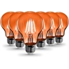 image:imageFeit Electric A19TGLED6 25W Equivalent Dimmable Clear Glass Filament Colored LED Light Bulbs Green 6Pack 24 D x 4 HOrange