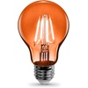 image:imageFeit Electric A19TGLED6 25W Equivalent Dimmable Clear Glass Filament Colored LED Light Bulbs Green 6Pack 24 D x 4 HOrange