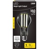 image:imageFeit Electric A21 LED Filament Light Bulb 150W Equivalent 2605 Lumens Bright White 3000K Dimmable E26 Base Clear Glass Decorative Vintage Style 15000Hour Lifetime OM150DMCL830FIL3000k Bright White