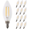 image:imageFeit Electric B10 Enhance LED Light Bulb 40W Eq Torpedo Tip 6 Pack2700k Soft White