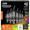 image:imageFeit Electric BA10 Enhance LED Light Bulb 40W Eq Soft White 6 Pack2700k Soft White