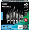 image:imageFeit Electric BA10 Enhance LED Light Bulb 40W Eq Soft White 6 Pack5000k Daylight